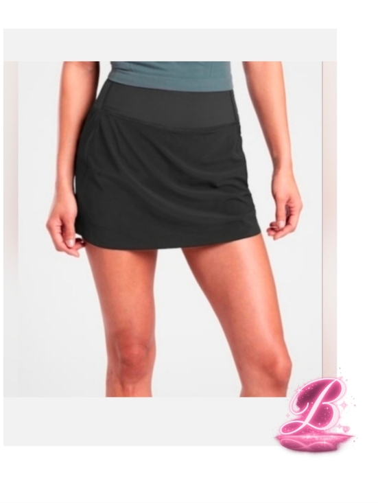 Athleta Dresses & Skirts - 🇺🇸 Athleta Run with it Skort - L - Black - NWOT
